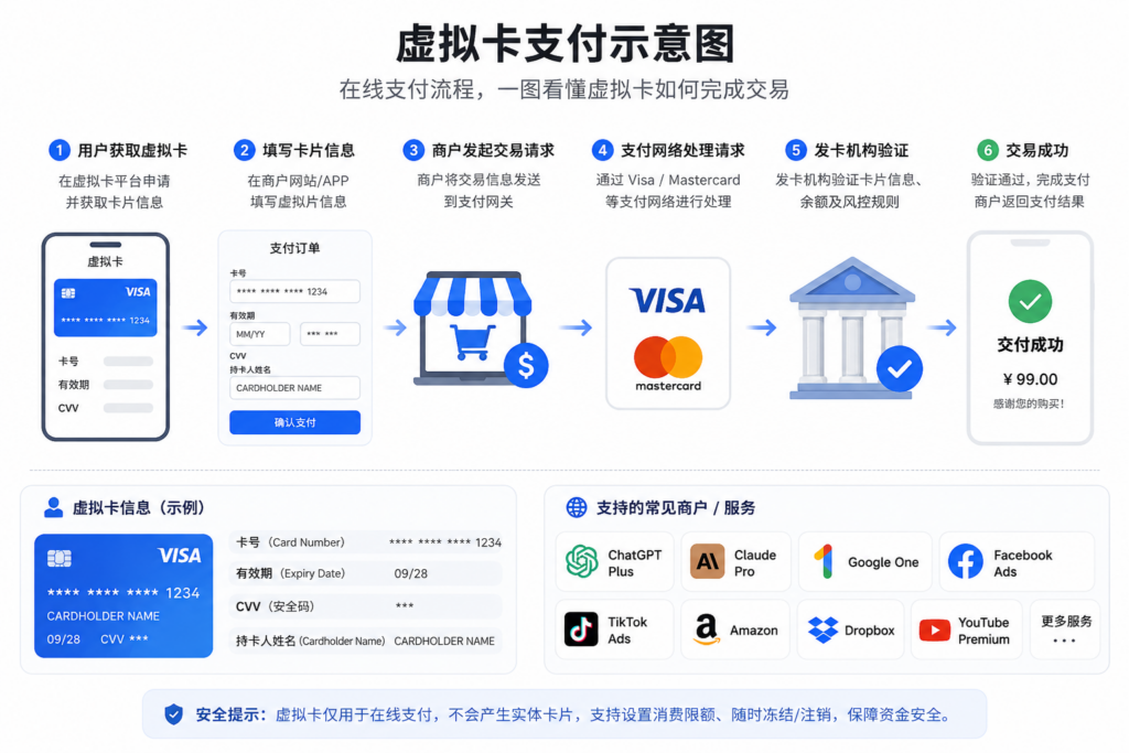 什么是虚拟信用卡？新手入门指南（必看）