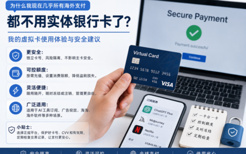 为什么我现在几乎所有海外支付，都不用实体银行卡了？