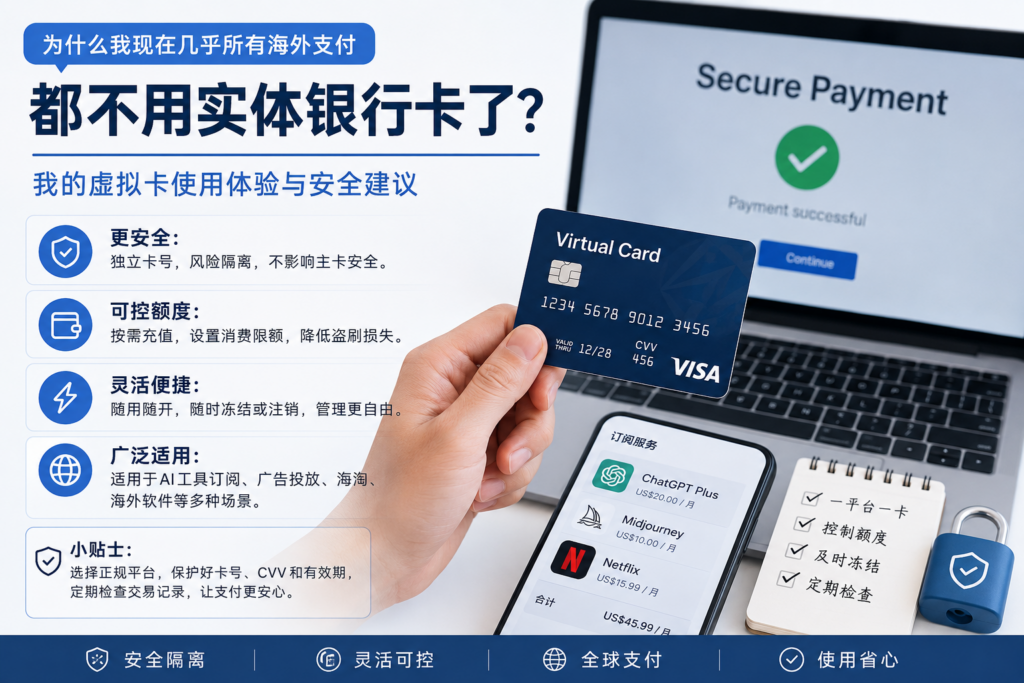 为什么我现在几乎所有海外支付，都不用实体银行卡了？
