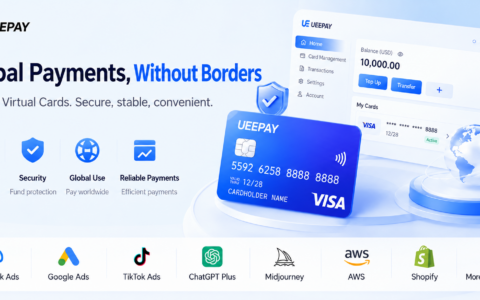 UeePay virtual card for global payments