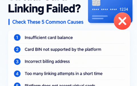 Virtual card linking failed: five common causes to check