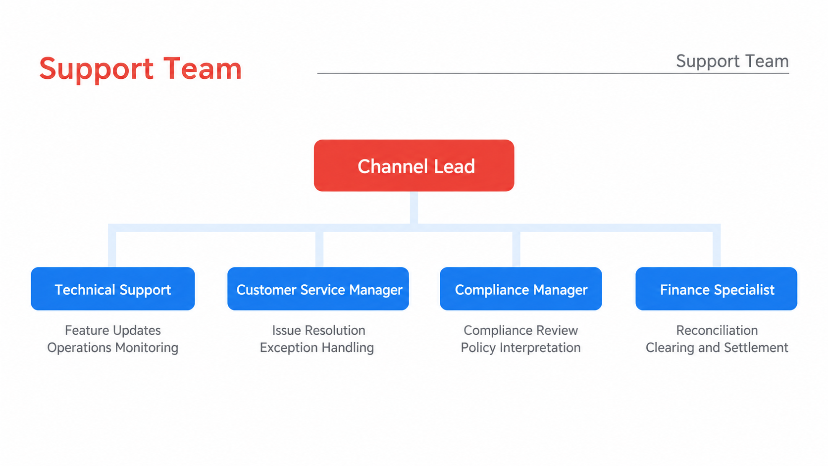 Partner support team