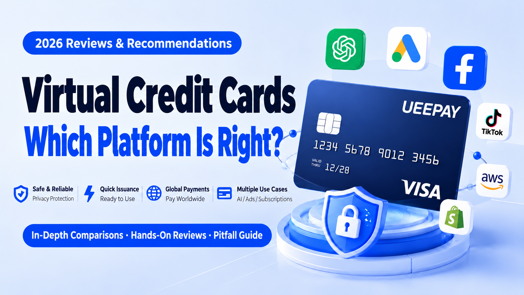 Virtual credit card platform comparisons and use cases
