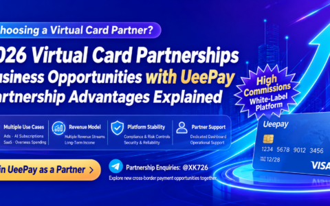 UeePay virtual card partnership overview and contact via Telegram @XK726
